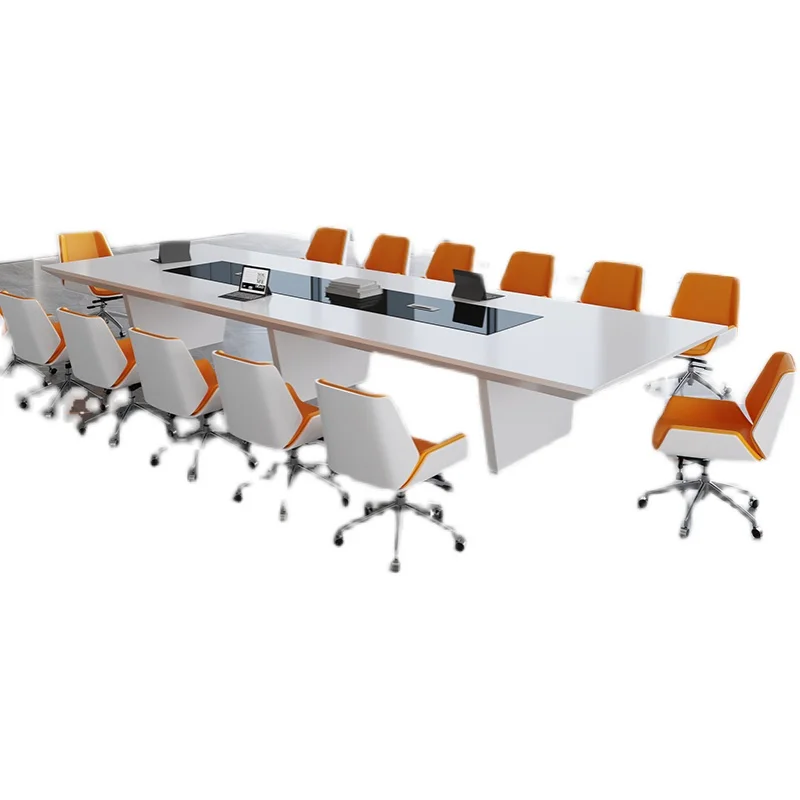 Paint, simple, modern, large and small, negotiate training, tables and chairs, combination of fashionable office furniture