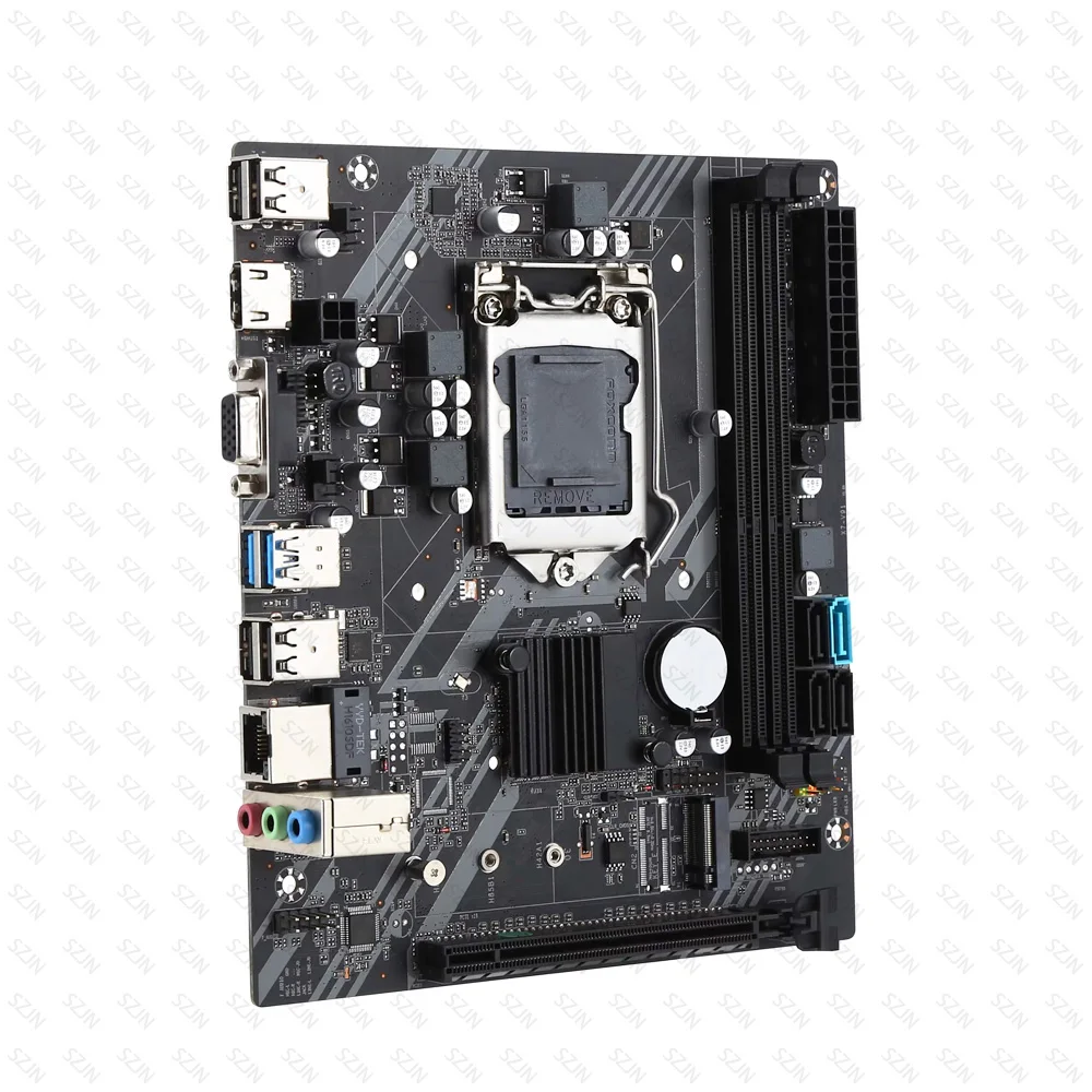 مجموعة اللوحة الأم B75 معالج LGA 1155 مع مبرد وحدة المعالجة المركزية DDR3 16G الذاكرة دعم M2 NVME طقم مكتب استهلاك منخفض للطاقة