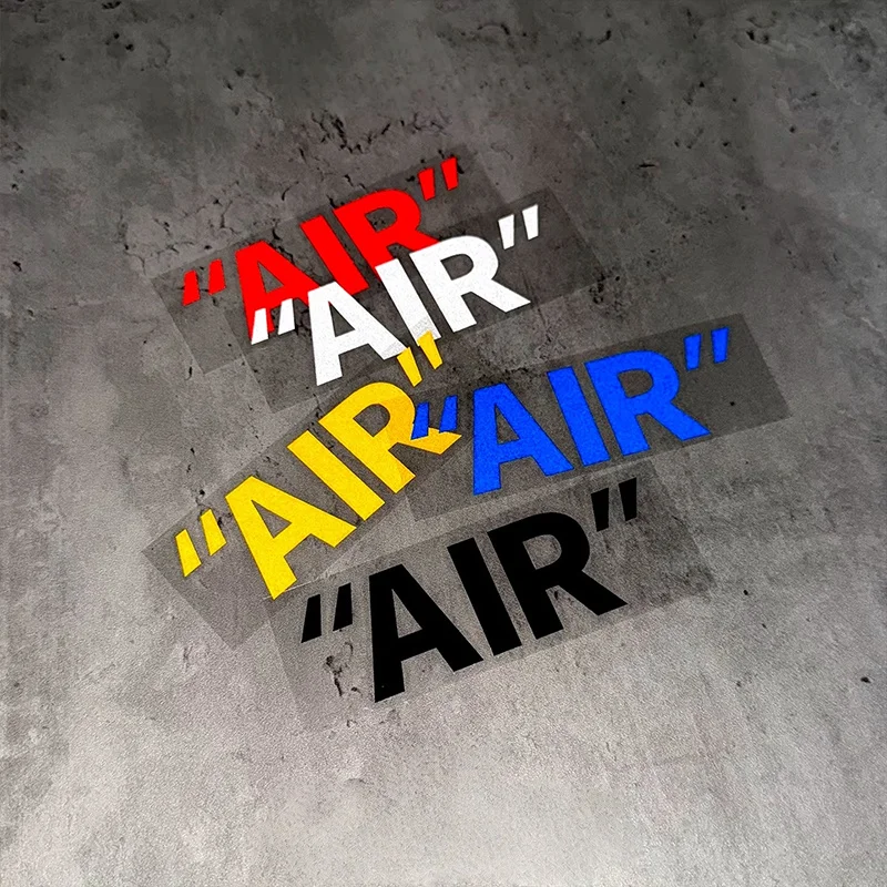 

1PC Multi-color "AIR" Quote Waterproof Stickers Vinyl Decals for Car Motorcycle Helmet Bike Decor