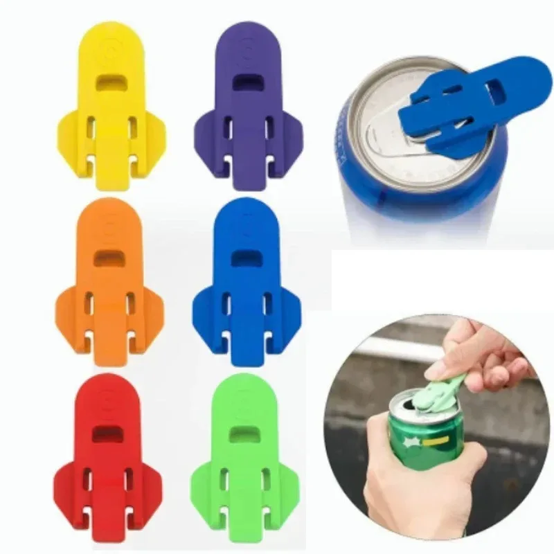 

Набор из 6 открывалок для бутылок и банок: для пива, колы и других напитков, простые открывалки для герметизации, защита от пыли, открывалки для напитков без использования рук