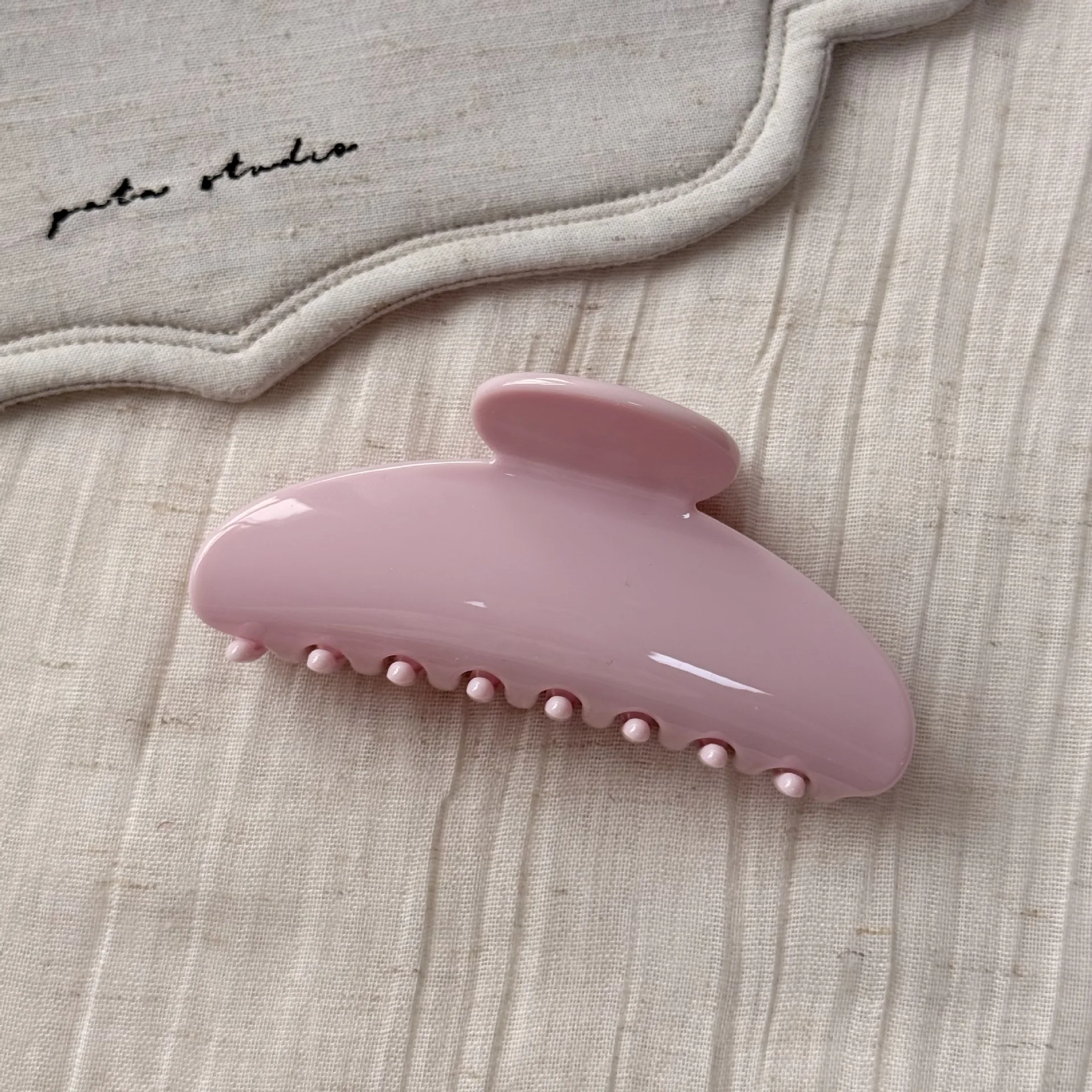 New French Style Pink Hair Claw Clips For Women Girls Small Large Shark Clips For Thin Thick Hair Strong & Safe Hold Crab Clamps - view 5