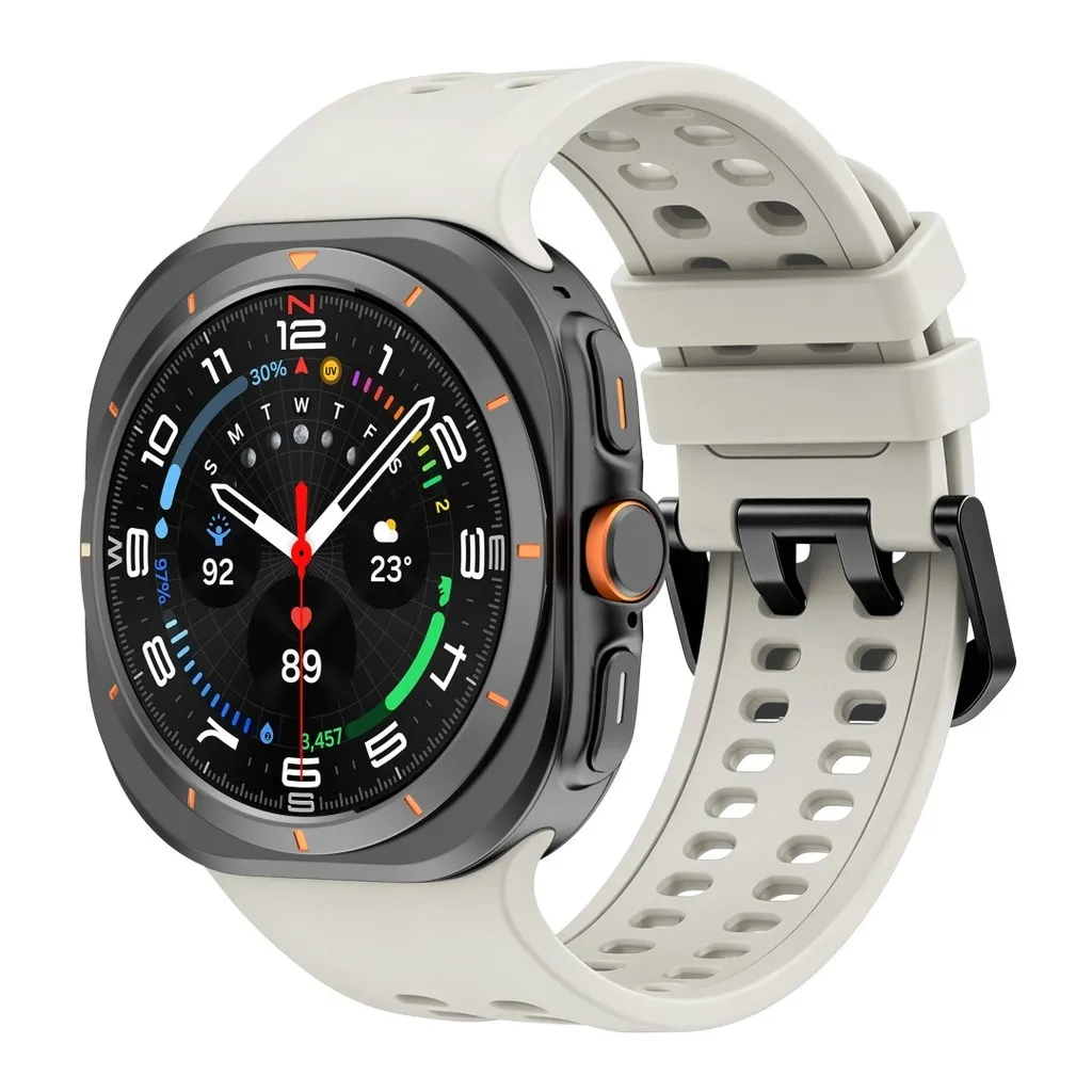 Weiche Silikonarmbänder für Samsung Galaxy Watch Ultra 1 2 47mm Marine Band für Galaxy Watch Ultra 2024 2025 2026 Atmungsaktiver Gürtel – Detail 9