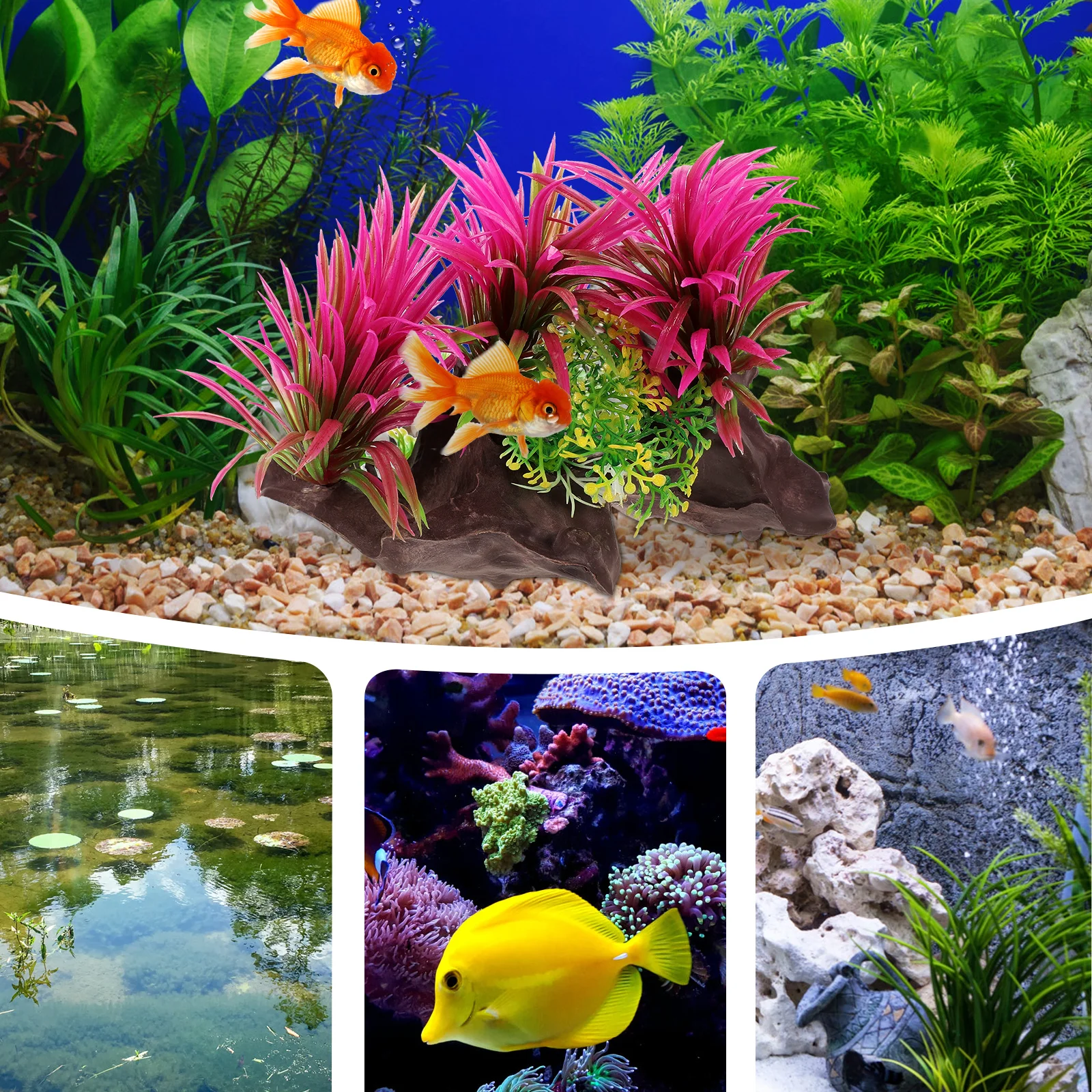 

Aquarium Decor Plants Realistic Grass Small Fish Tank Grass Fish Tank Supplies Small Desktop Decor Household Pet Supplies
