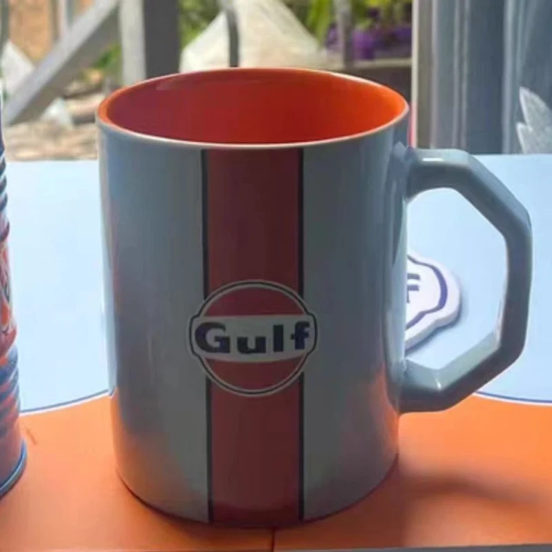 Gulf Petroleum Cultuur-thema keramische mok Creatief festivalcadeau voor Kerstmis Handgemaakte speelgoedfiguur Collectible Item Gift