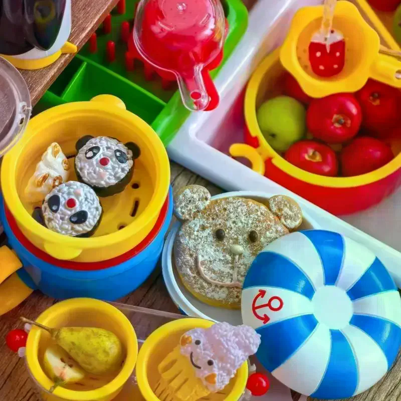 /Cna/4Pcs/set Miniature Washing Vegetable Basin Model Dollhouse Flower Wash Fruit Basket For Doll Accessories