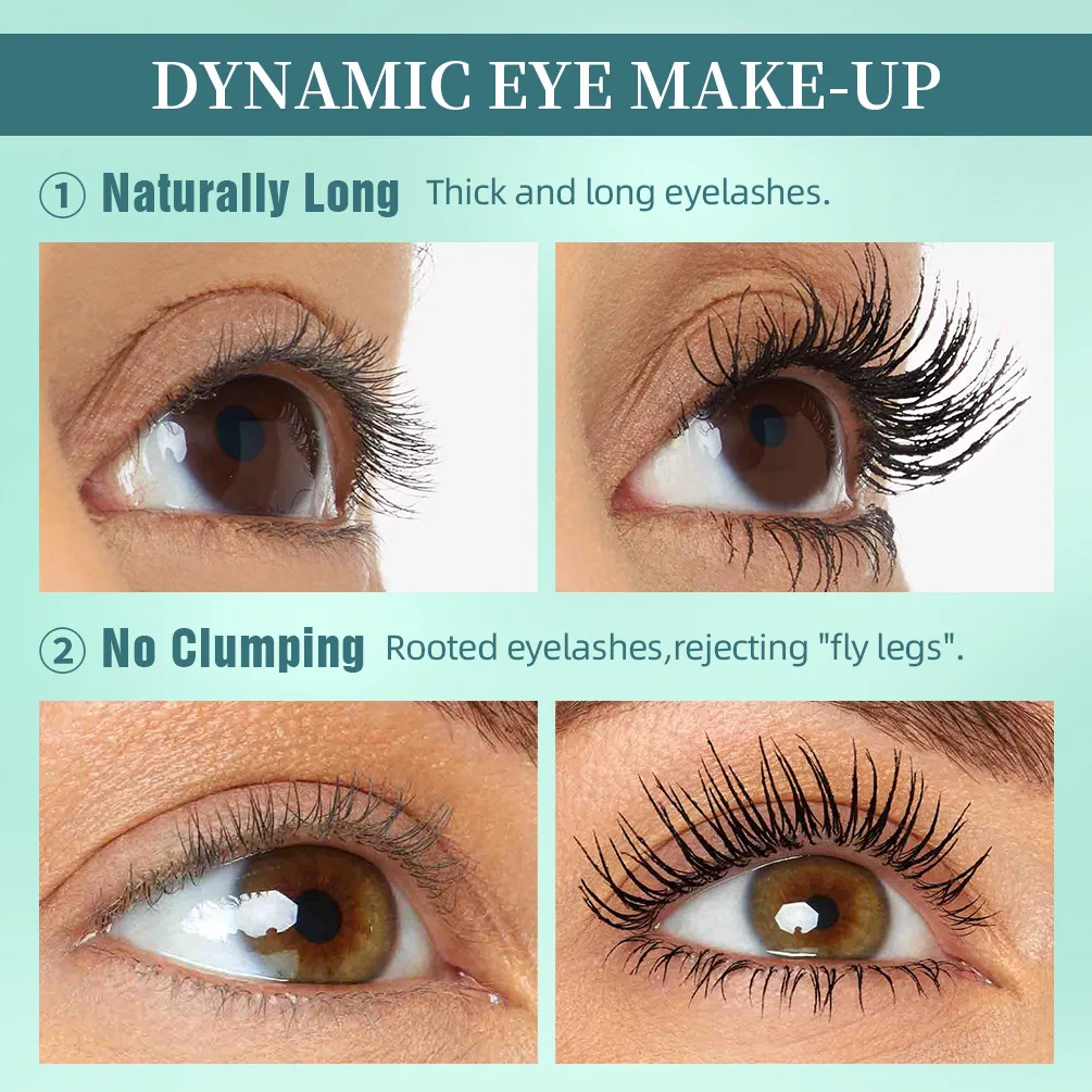 Mascara 5D imperméable, allonge les cils, longue durée, résistant à la sueur, Fiber de soie noire, maquillage, beauté, cosmétiques coréens, nouveau