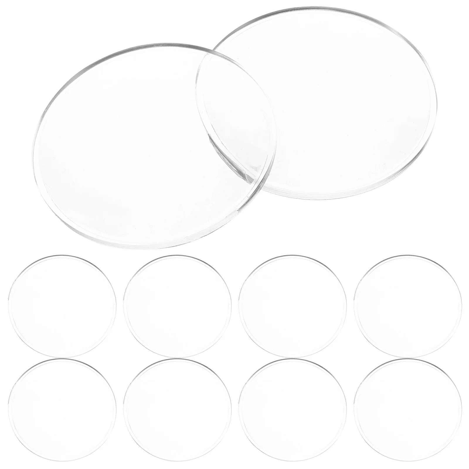 

20Pcs Double Convex Optical Lens for Magnifier 42Mm Acrylic Round Magnifying Glass Clear Distortion-Free Physics Demonstration