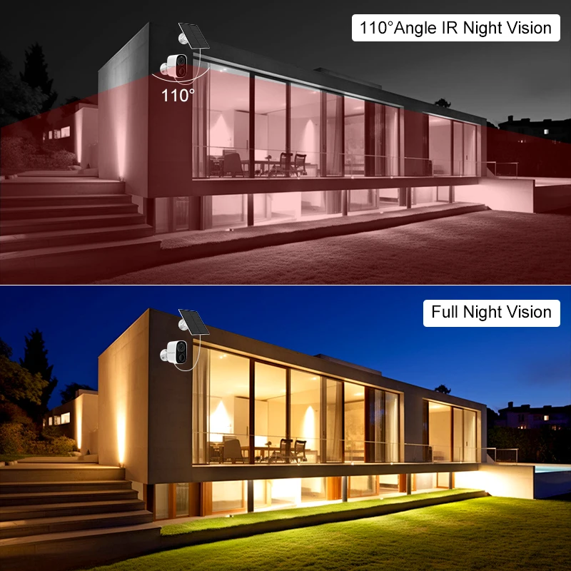 Vstarcam Solar Panel IP Camera Outdoor 3MP HD 1080P Color Night Vision Smart Wifi Motion Detect Security Surveillance Camera