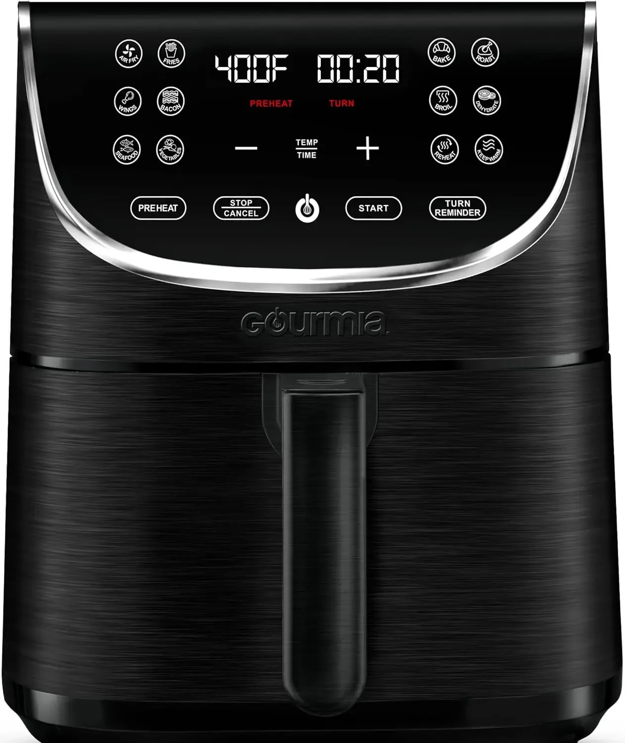 

NEW Air Fryer Oven Digital Display 7 Quart Large AirFryer Cooker 12 Touch Cooking Presets, XL Air Fryer Basket 1700w Power