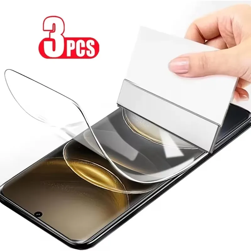 

3Pcs Full Cover HD Hydrogel Film for Vivo X200 FE X200s X200 Pro X100 Pro Soft Screen Protector Film X100s Pro X100 Ultra X90