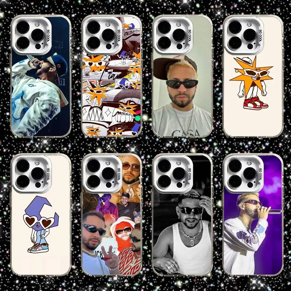 

Rapper Mora Singer Phone Case For iPhone 16,15,14,13,12,11,Pro,XS,Max,Plus,Mini,SE White Candy Matte Shockproof Cover