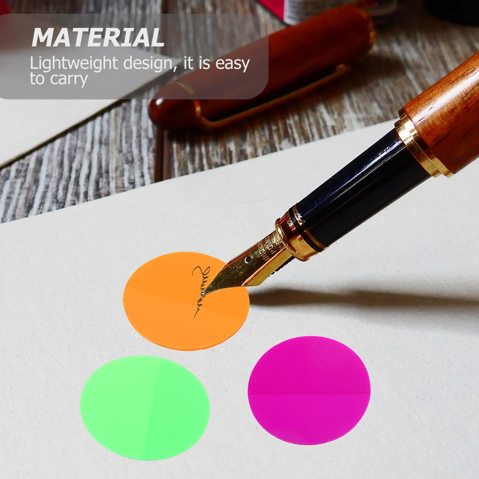 8 szt. Samoprzylepne zakładki do książek, kolorowe naklejki do podkreślania, przenośne zakładki do czytania, do książek, biura, notatek do nauki, kolorowe zakładki do notatek, biuro