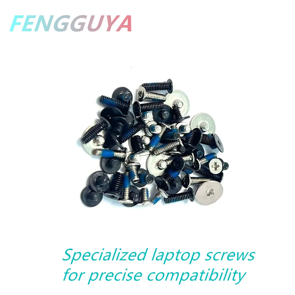 FGY Juego completo de tornillos para portátil Lenovo IP Flex 5 Chrome 14IAU7 82T5 IP Flex 5 Chrome 14IAU7 83EK Kit de tornillos