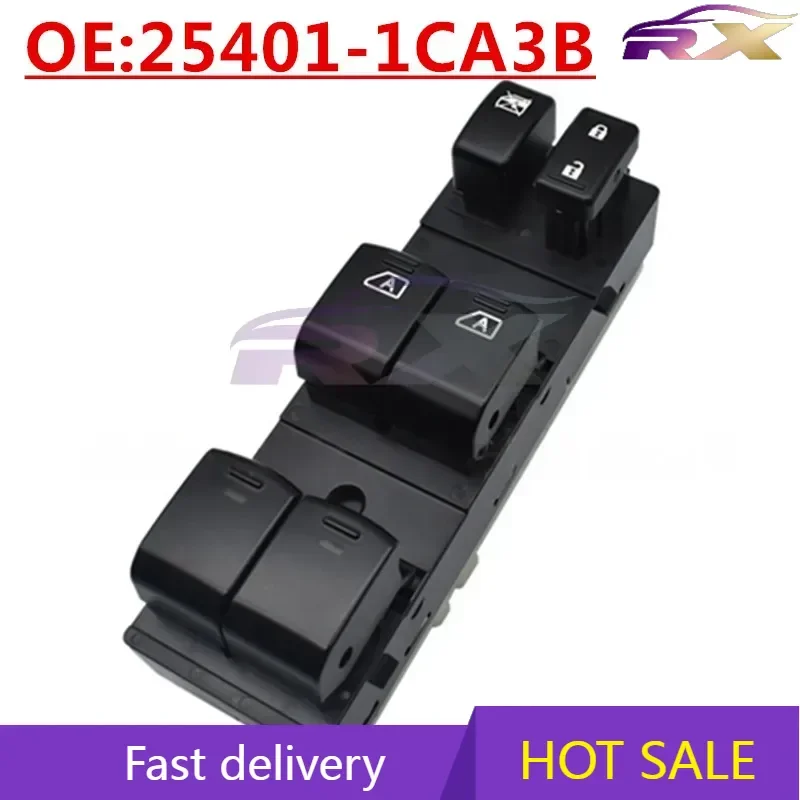 

OEM:25401-1CA3B Suitable for Infiniti FA35 glass lifter switch power window main switch