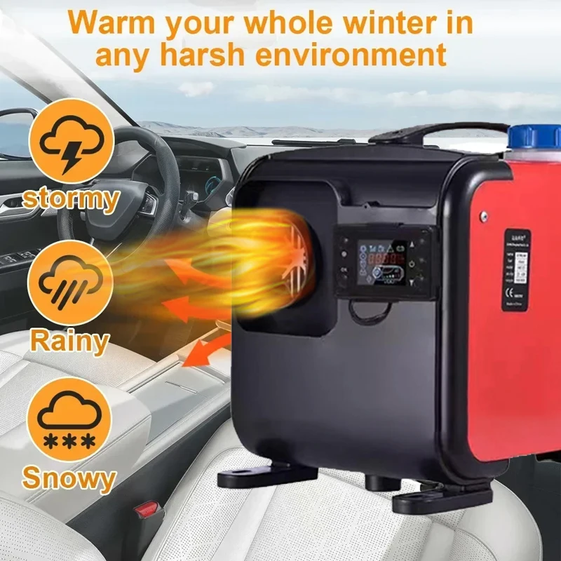 12V 24V 5KW 8KW Car Diesel Heater Fuel-operated Low Noise Dry Parking Remote Webasto Seat Heating Without Turning on The Engine