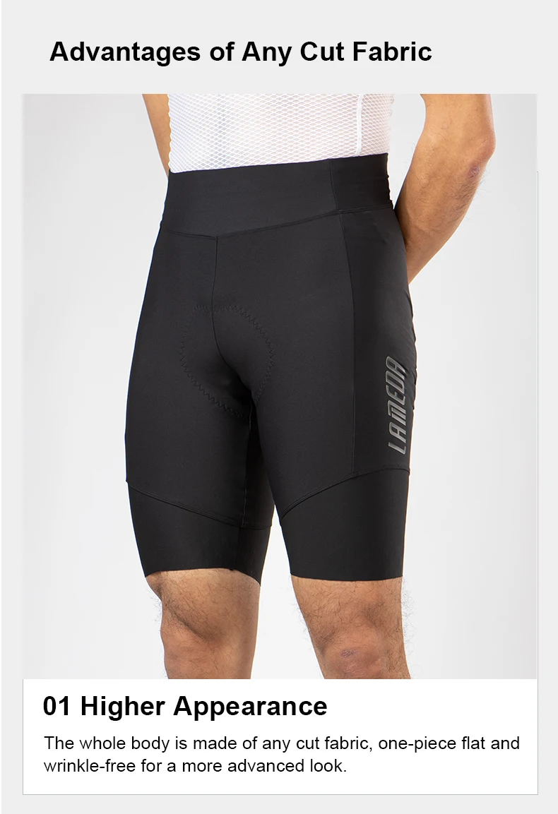 LAMEDA Pro Herren Fahrradshorts mit 3D-Schaumstoffpolsterung, stoßfest, für Straßen- und Mountainbikes, atmungsaktive Fahrradunterwäsche, Shorts, Hosen – Detail 7