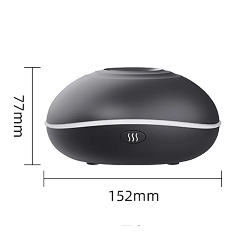 EAS-Umidificatore Tipo di Nebbia Mini Aria 3D Simulazione Fiamma Umidificatore Può Aggiungere Aromaterapia USB Plug-In Durevole Facile da Usare Bianco