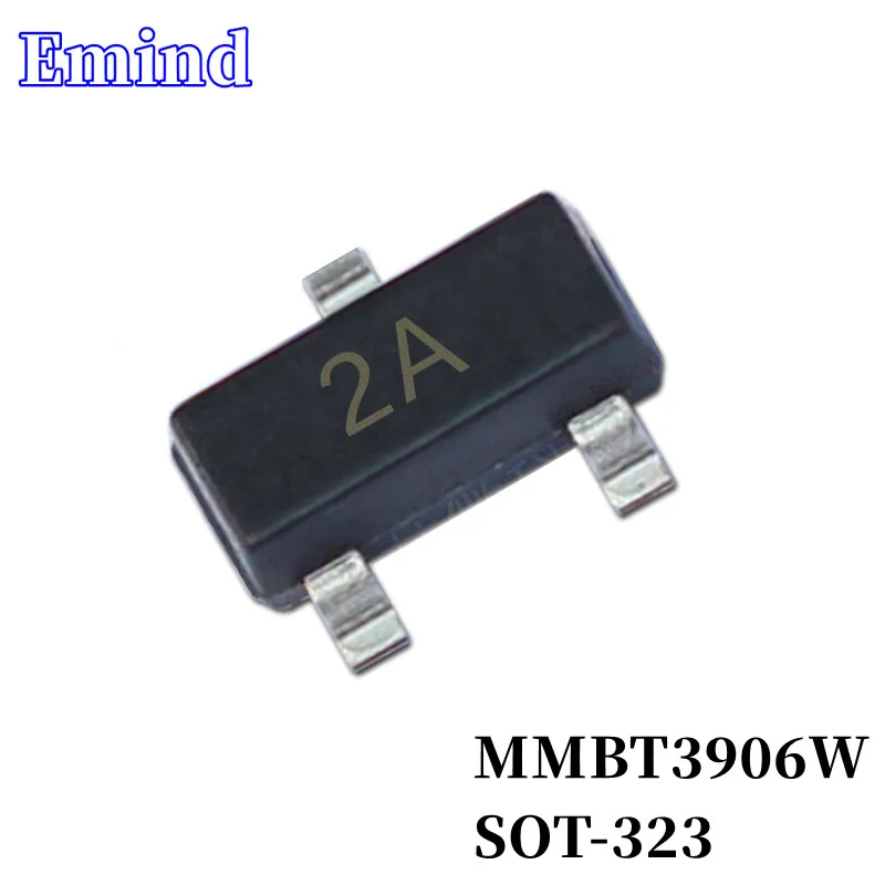 

100/200PcsMMBT3906W SMD Transistor Footprint SOT-323 Silkscreen 2A Type PNP 40V/200mA Bipolar Amplifier Transistor