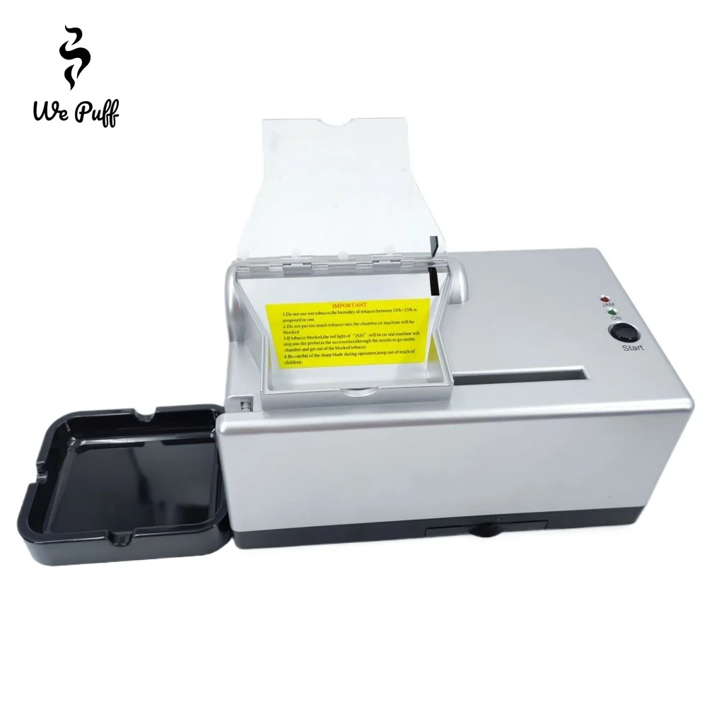 Automatic Cigarette Rolling Machine Fast Tobacco Injector Make Roller Pipe Smoking Cigarettes Filling 6.5mm 8mm Tube Device