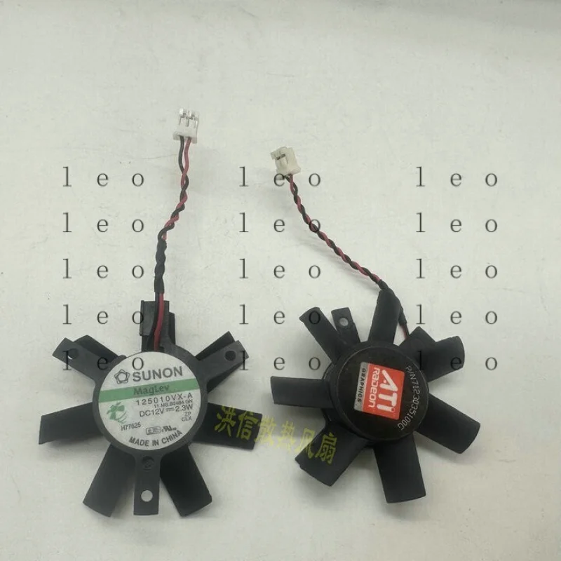EE  1 PCS    Fan  125010VX-A  DC12V 2.3W 2 wire cooling fan Graphics card Fan #A6-4