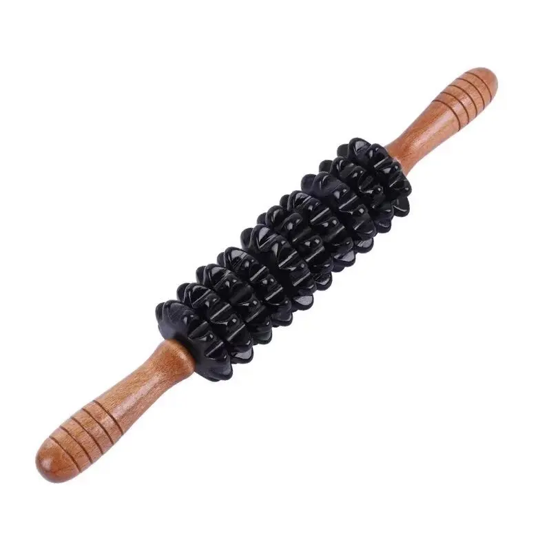 

Многофункциональный ручной роликовый массажер для расслабления мышц, снятия зажимов в меридианах, массажная палочка для плеч и шеи