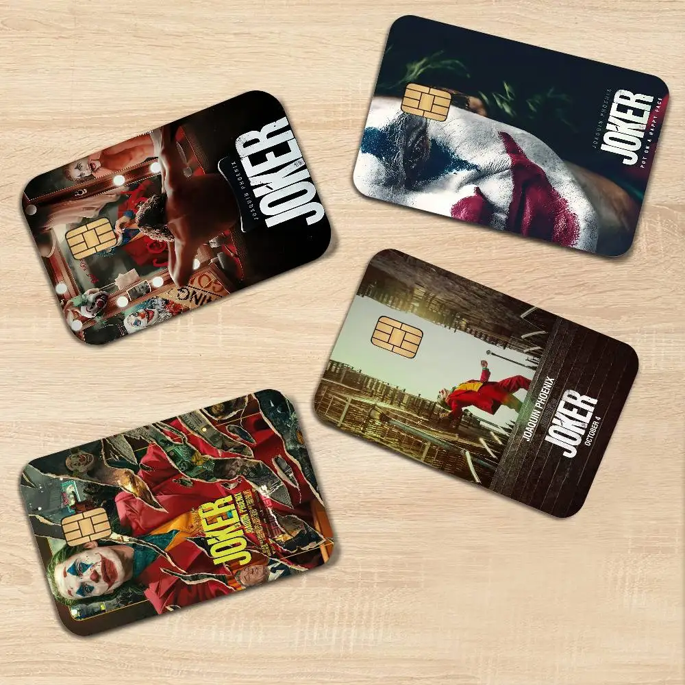 J-Joaquin P-Phoenix J-Joker Game Anime Sticker Film Skin Cover Case for Small Large No Chip Debit Credit Card Front Side