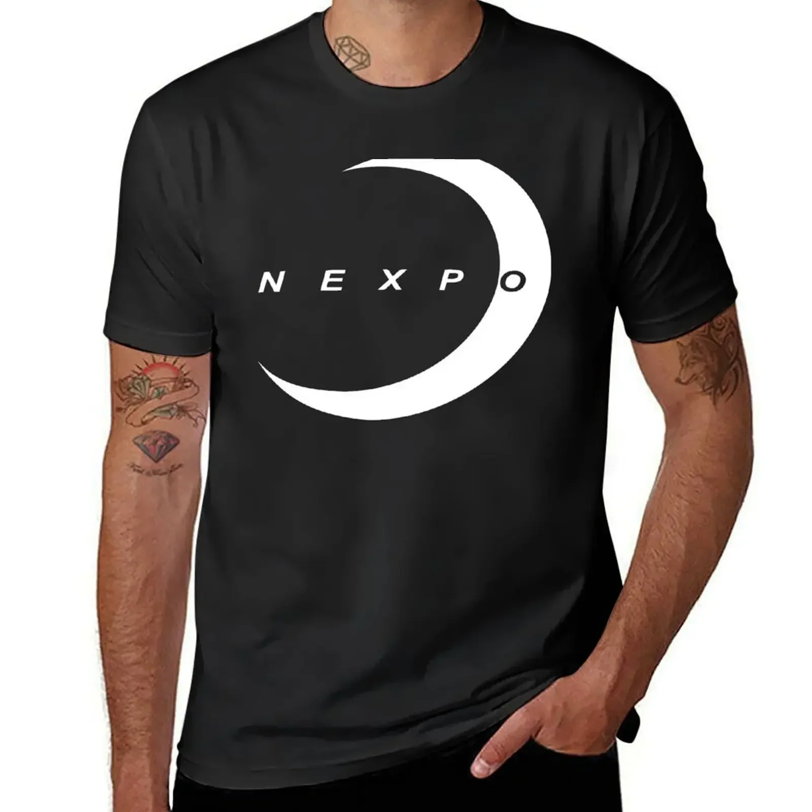 

Nexpo Merch Nexpo Logo T-Shirt anime clothes graphic t shirt vintage graphic tee shirt black t-shirts for men