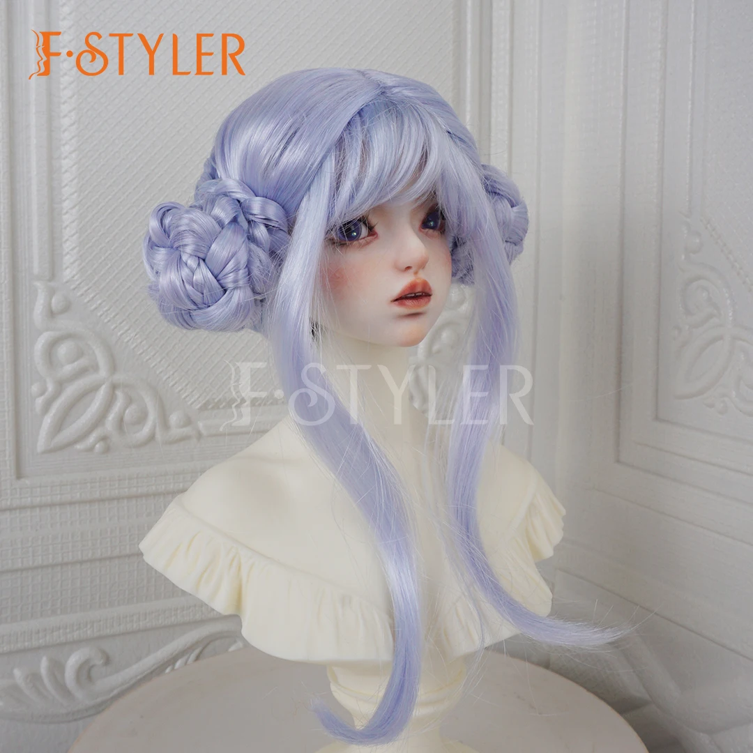 FStyler Doll Wig Temples Charismatic Style BJD Doll Soft Synthetic Mohair Hair Accessories Customization 1/3 1/4 1/6 1/8