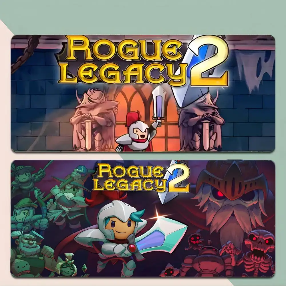 

Fun Classic Game R-Rogue Legacy Mouse Pad Thick Stitched Edge Gaming Mousepad Large Non-Slip Desk Mat