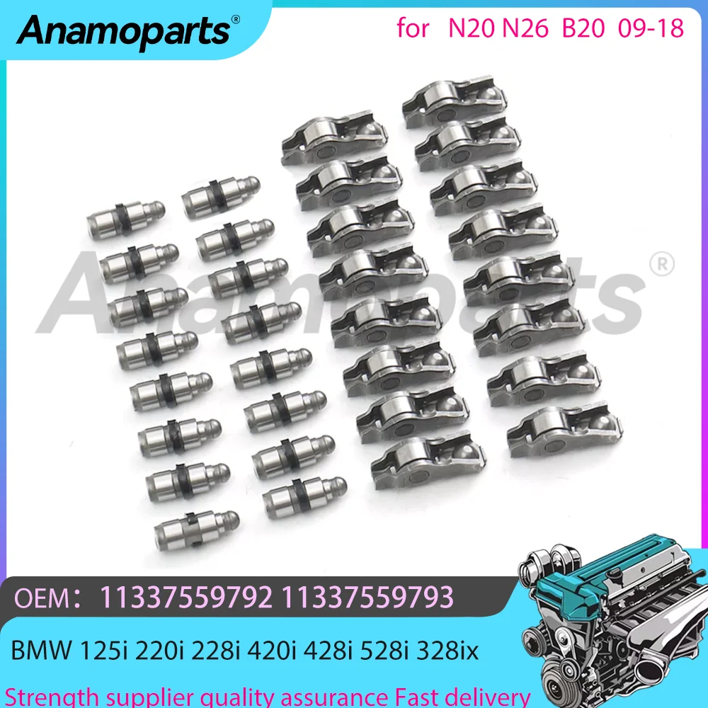 Engine Rocker arm strut Set For 09-18 N20 N26 B20 BMW 125i 220i 228i 420i 428i 528i F20 F21 F25 E89 2.0T 11337559792