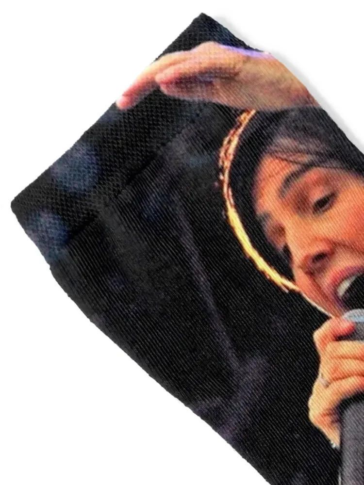 Sharleen Spiteri Performing Live With Texas Socks retro christmas stocking Rugby Socks For Women Men's