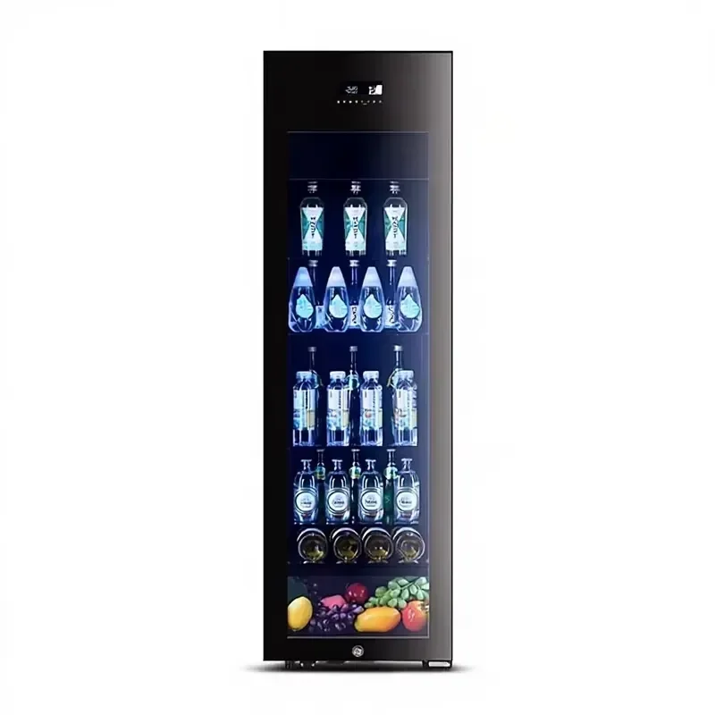 Zunbao Double Temp Ice Bar Fridge Auto Defrost Smart Sensor LED Light Circulation Cooling System for Home Living Room Use