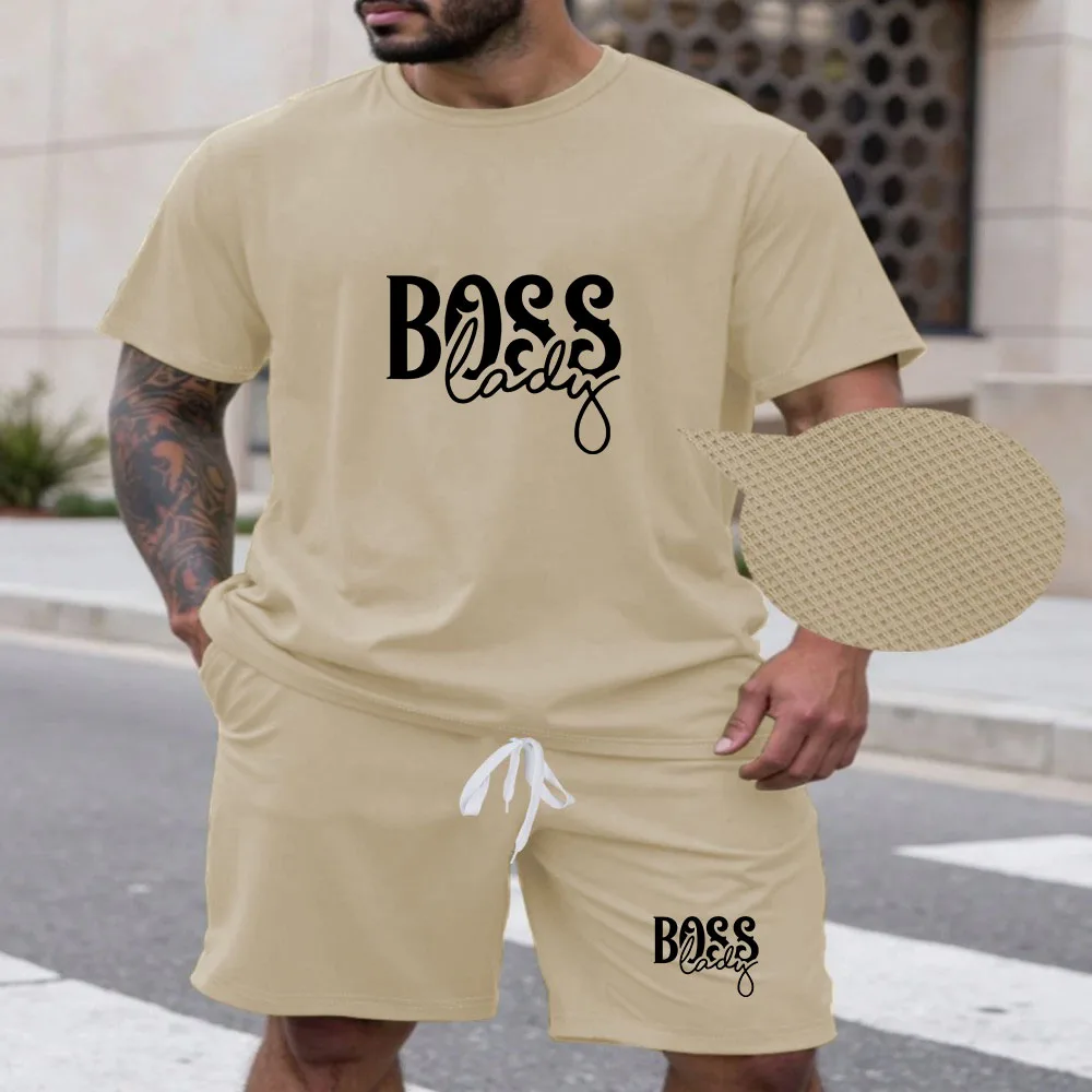 

Hoodies Set Shorts Pullover Hat Summer Suits Casual T Shirt Clothing for Men T-shirt Hood Print Hoodie Men New Top Short Sleeve