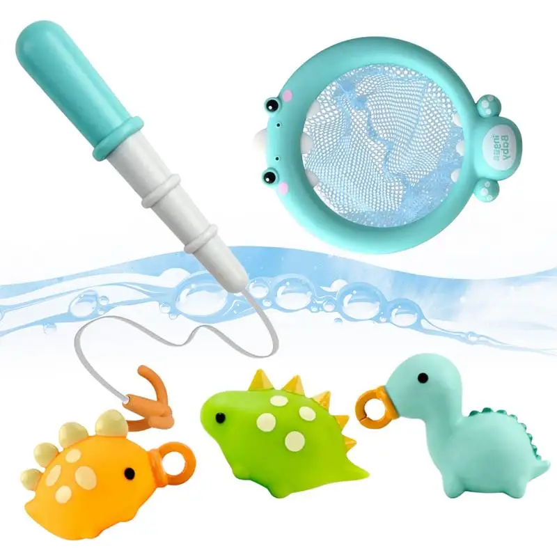 

Fishing Bath Toys For Toddlers Baby Bath Fishing Toys Floating Bathtub Toy With Fishing Rod And Net Fun Bathtub Bathroom Pool