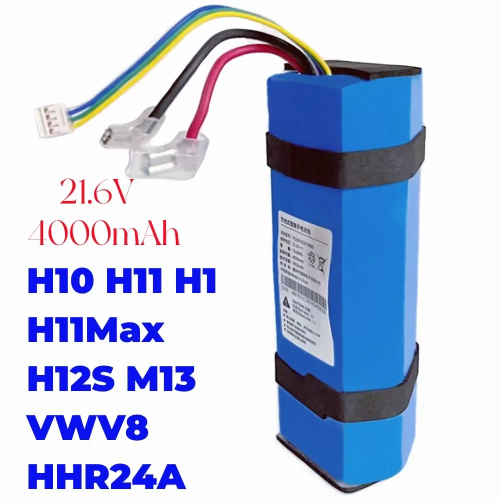 

100% Original 21.6V 4000mAh Rechargeable Lithium Battery, Suitable For Dream H11/H12 MAX H10 M13 H12S VWV8 HHR24A Floor Scrubber