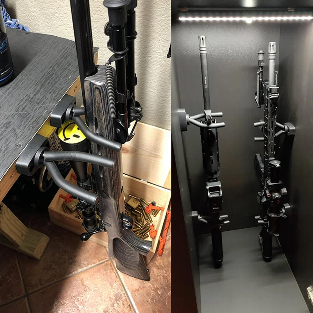 Gancio per esposizione per rack per fucile Pistole per fucile Supporto per montaggio a parete Airsoft Arco composto Mazza da baseball Chitarre Montaggio a parete