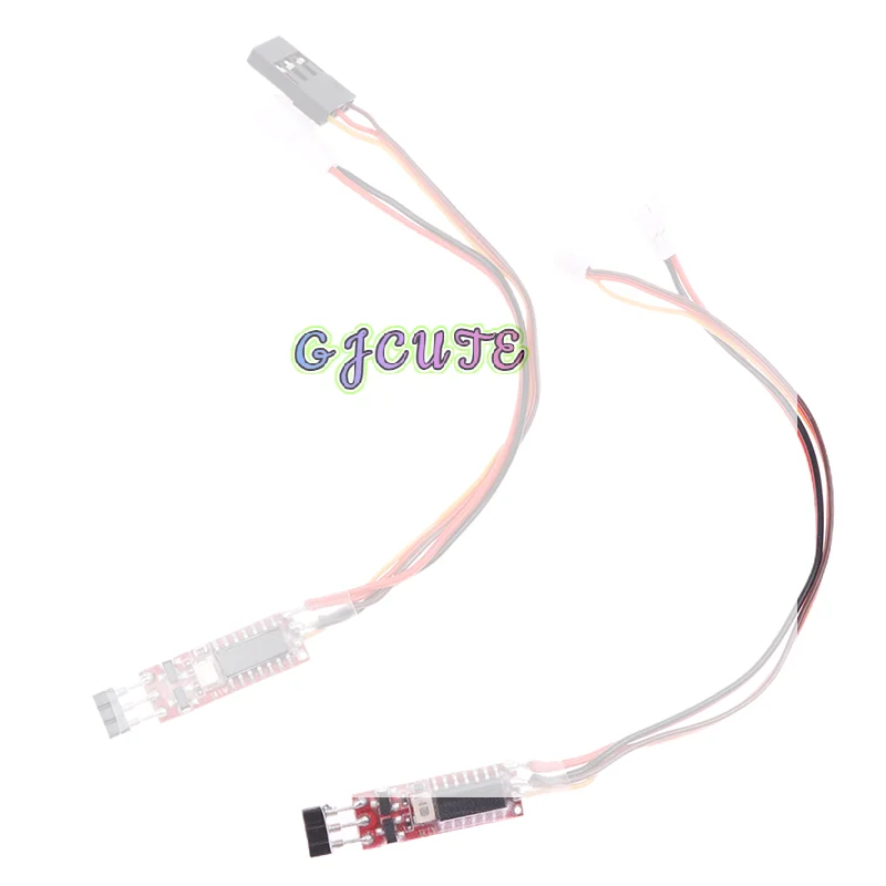/GJ/6A Brushless ESC Speed Control With JR 1.0mm Receiver Connectors 1S 2S Drone Airplane Use Remote Control Electronic Switch
