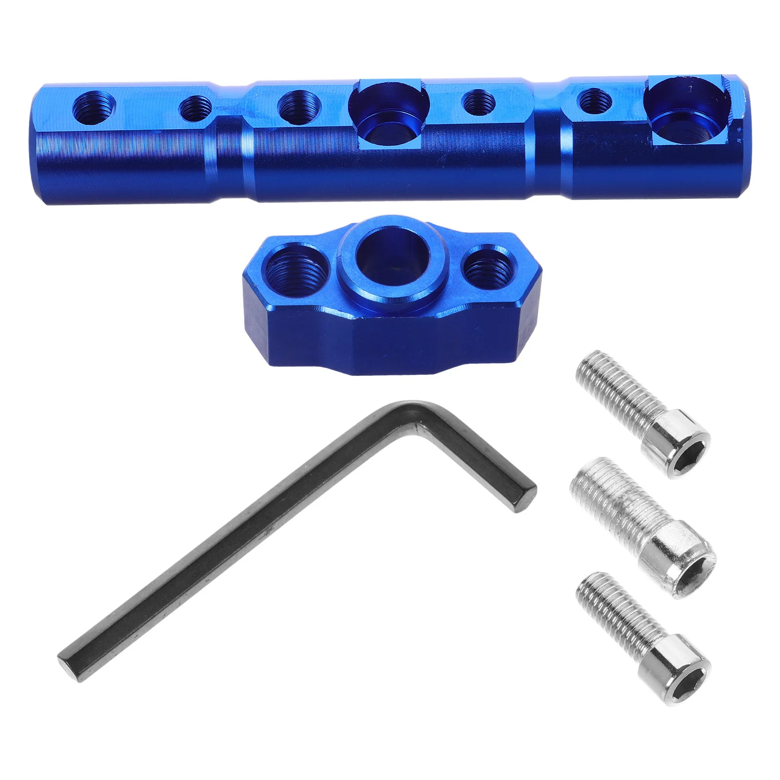 

1Set Motorcycle Aluminum Alloy Crossbar Phone Holder Extension Bracket Balance Bar Mount Mirror Extender for Electric Bikes