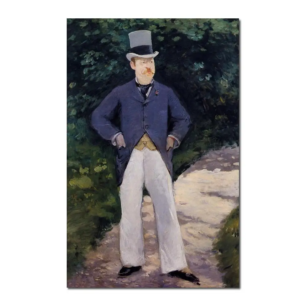 

Portrait of Monsieur Brun Edouard Manet reproduction art High quality Handpainted