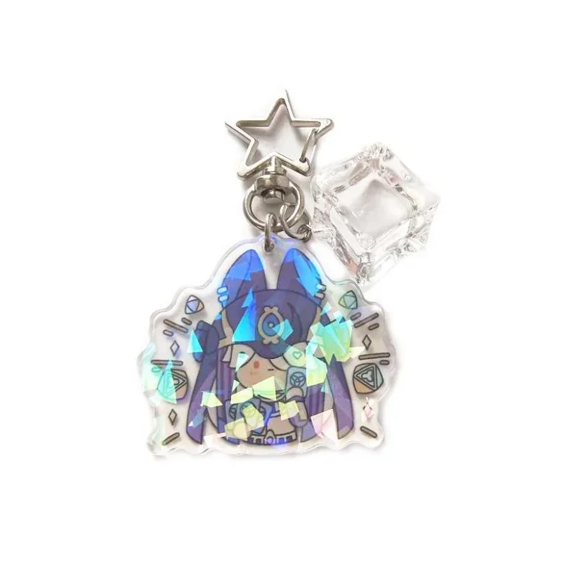 سلسلة مفاتيح شخصية أنيمي تأثير ، Scaramouche Wanderer ، Tighnari ، حلقة مفاتيح قلادة Cyno ، إكسسوارات حقيبة ، هدية شارة ، موضة #6