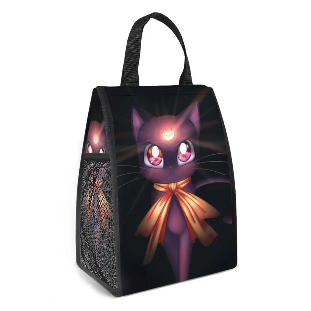 Girls-Sailor- Moon Lunch Bags Girls Large-capacity  Bag Insulated Thermal Portable for Travel Picnic