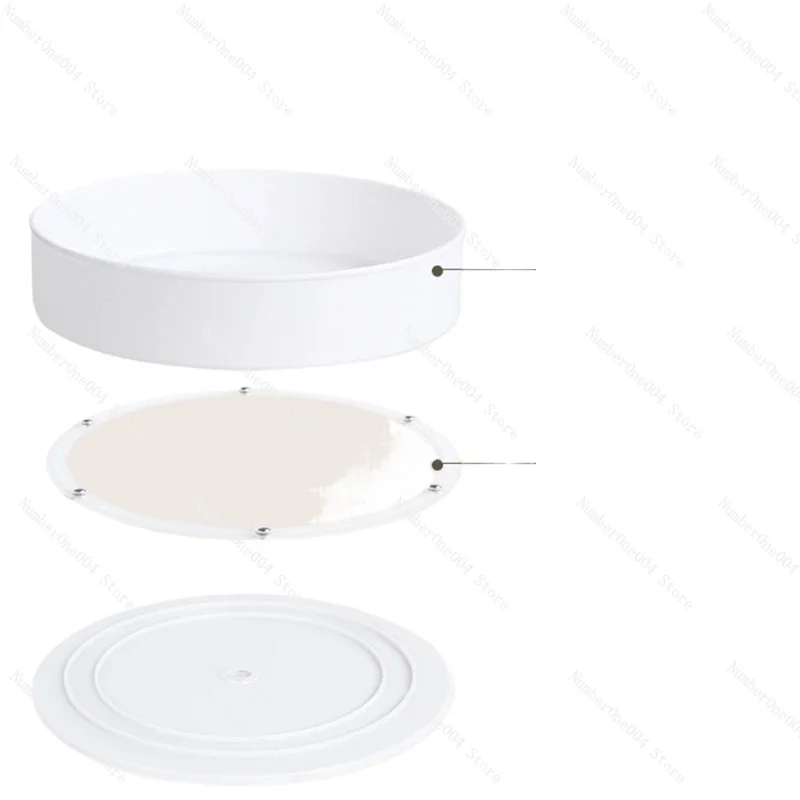 Applicable to Storage 360 Degree Rotating Cabinet Organizer Kitchen Bathroom Cosmetic  Tray Non-Slip Spice Round Rack Plate