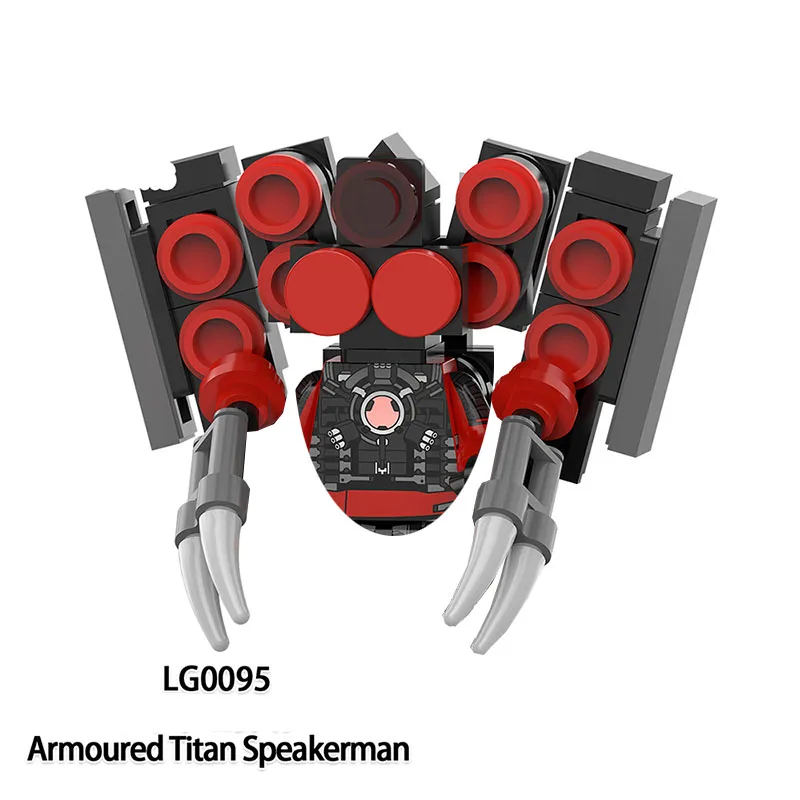 LG1014 Titan Drillman Drillwoman aggiornato Titan Drillman aggiornato Titan Cameraman Building block boy birthday toy