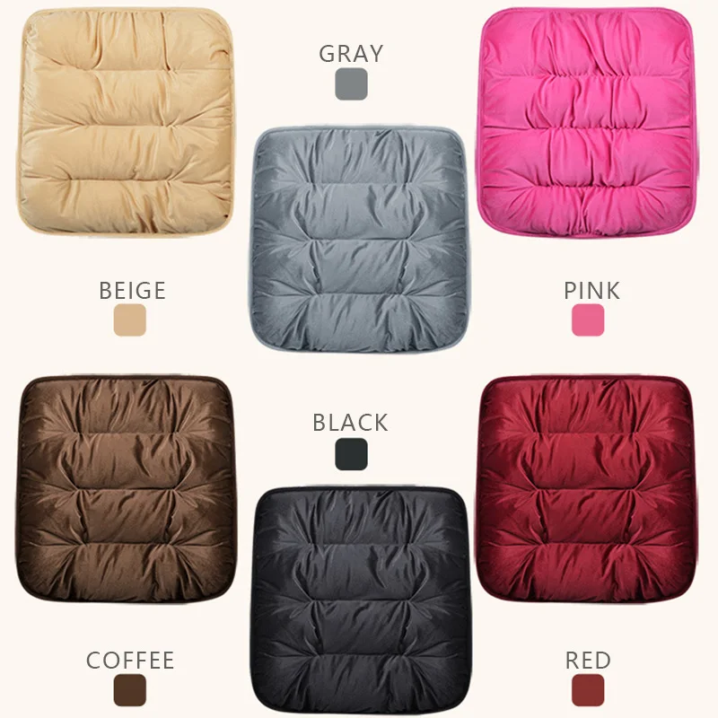 1PC Luxury Winter Car Seat Cushion - Ultra-Soft Plush Extra Thick Front Single Seat Cover with Backrest - Universal Seat Cushion