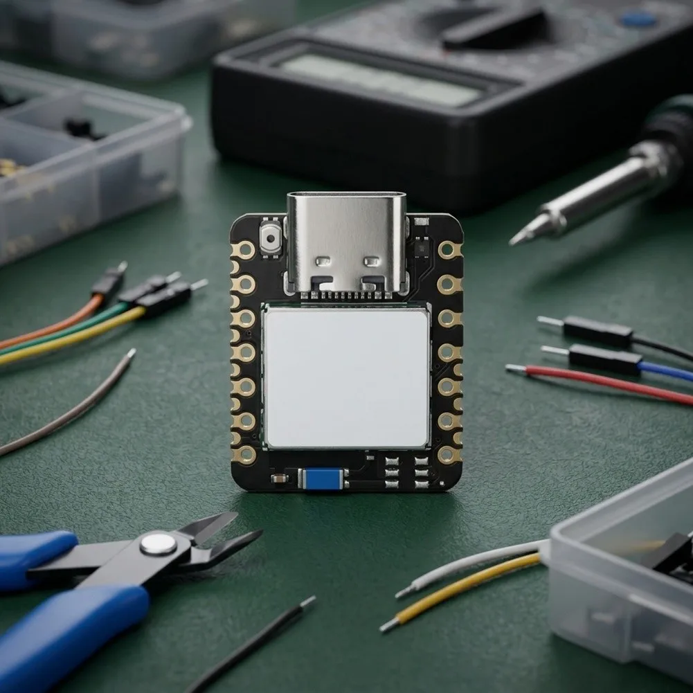 nRF52840 Plus For BLE Sense Board with PDM Microphone 6-Axis IMU NFC Support 9 Extra 1.27mm Pins and Li-ion Charging
