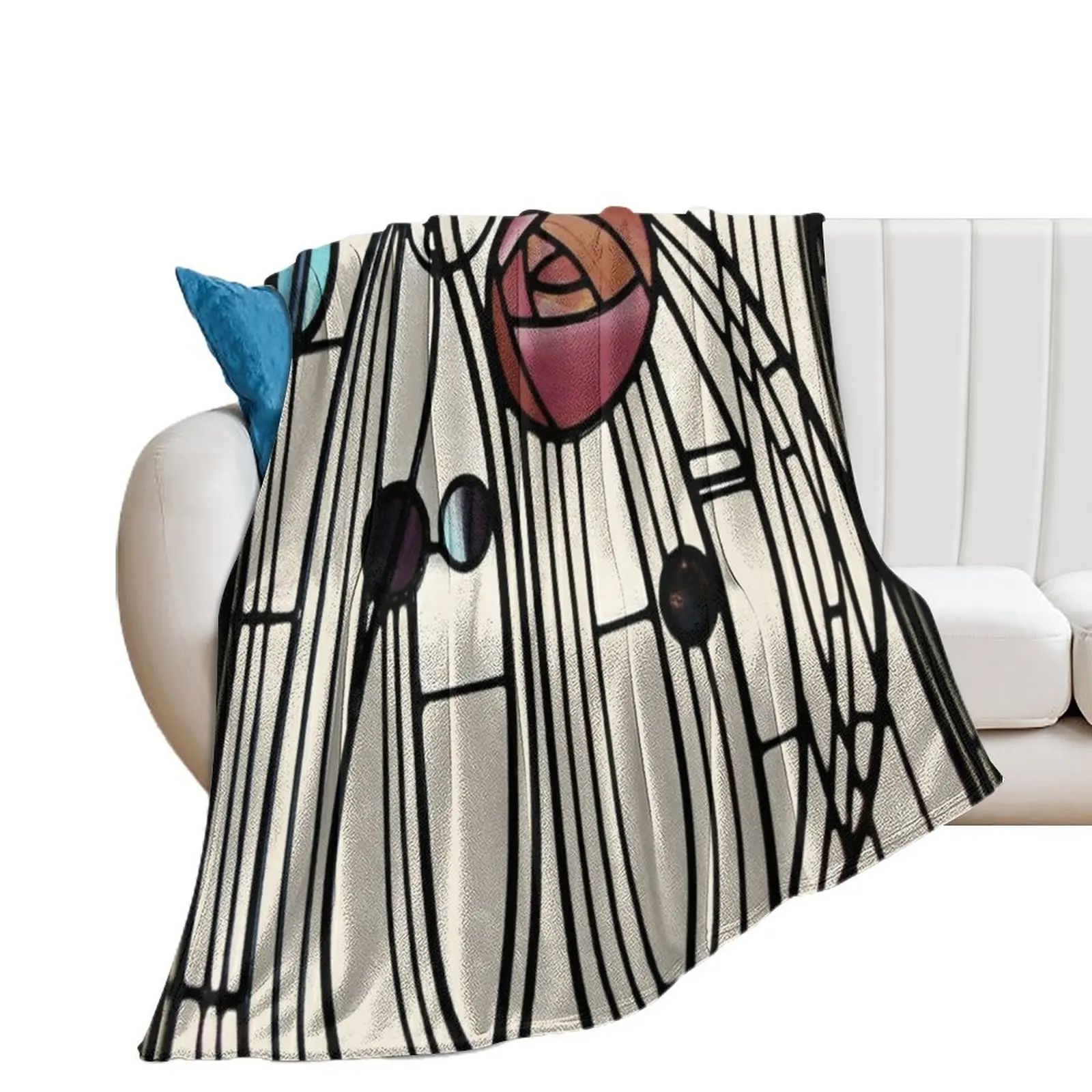 Charles Rennie Mackintosh design Throw Blanket Blankets Sofas Of Decoration Cute Blankets