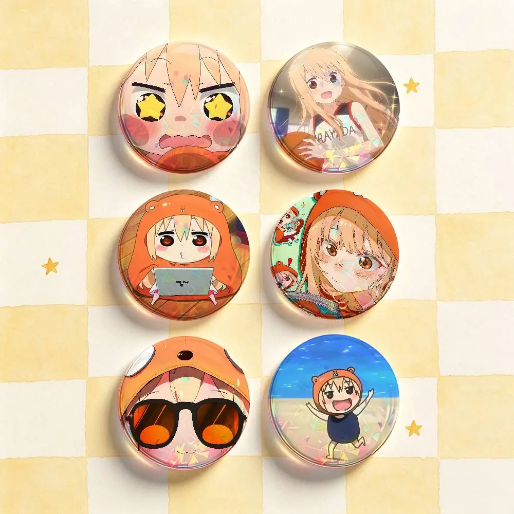 u-umaru doma from himouto u-umaru chan HD Print Badges Pretty Round Display Brooches IP merchandise 32mm 58mm 75mm 44mm 25mm