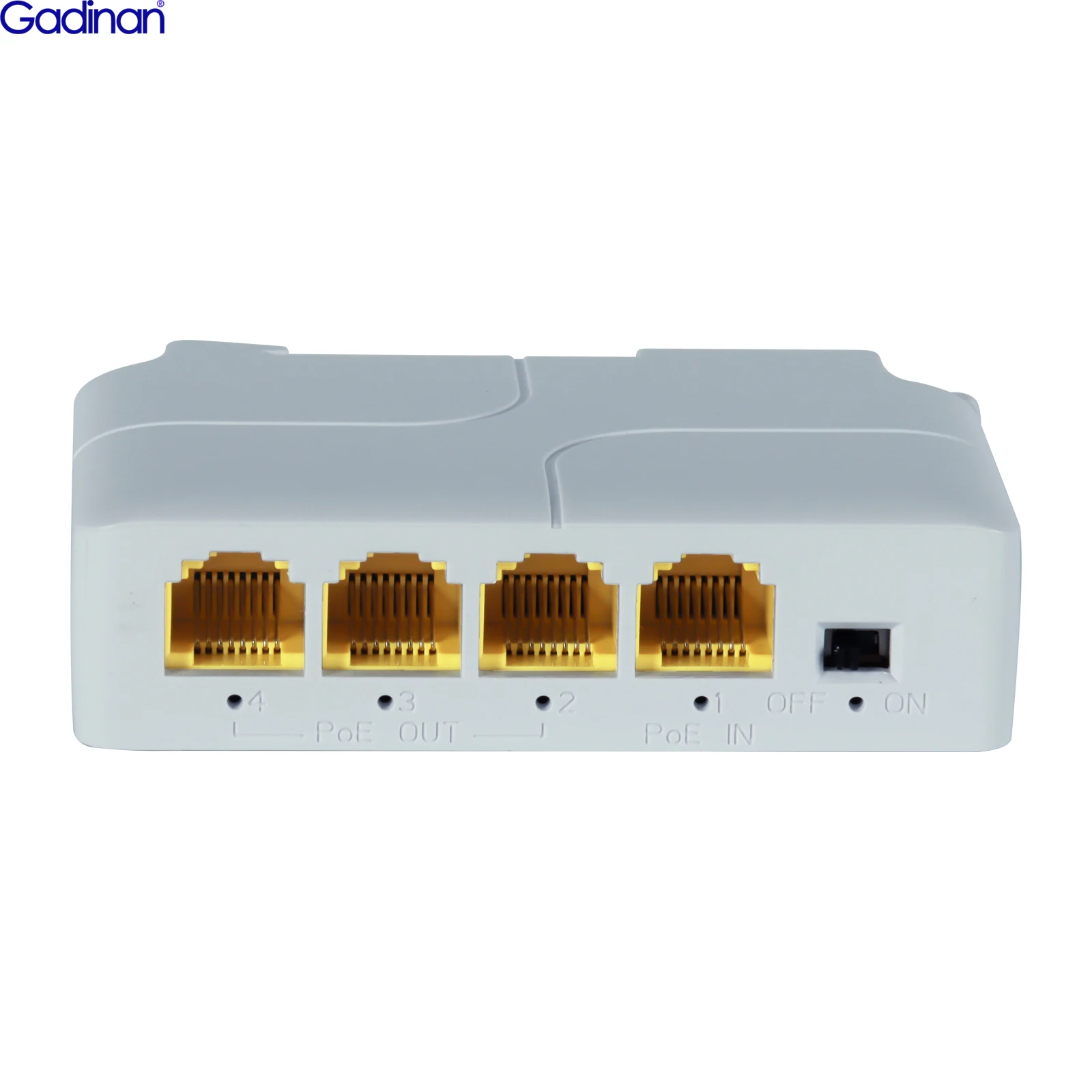 Extender POE a 4 porte 10/100/1000Mbps ripetitore Switch di rete da 1 a 3 con Plug & Play muslimate per Switch PoE telecamera IP NVR AP