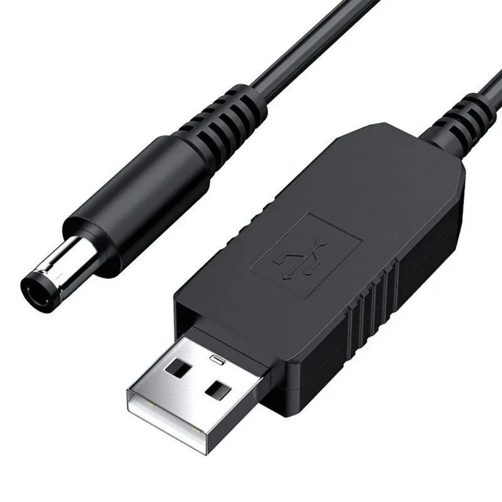 Кабель-переходник USB 5.5*2.1мм для Wi-Fi устройств: модуль повышения напряжения DC 5В до 5В/9В/12В, кабель-усилитель, адаптер питания