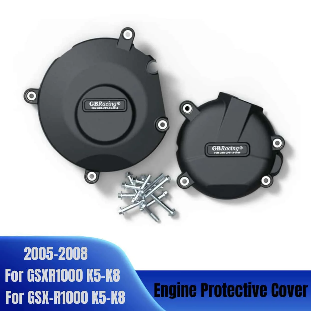 

For Suzuki GSX-R1000 / GSXR1000 K5 K8 2005 2006 2007 2008 Engine guard cover For GBRacing Motorcycle Engine Protection Cover